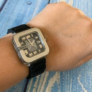 Tous Watch - Authentic, silver and black